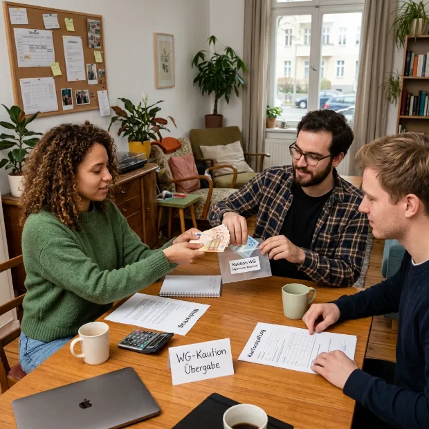 Ein WG-Zimmer nach dem Auszug mit Fokus auf die Kaution WG Frist und Rückzahlung.