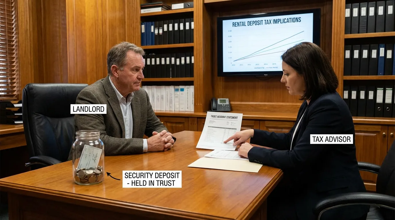 Mietkaution Steuererklärung Vermieter Infografik - Werbungskosten und Zinsen richtig angeben.