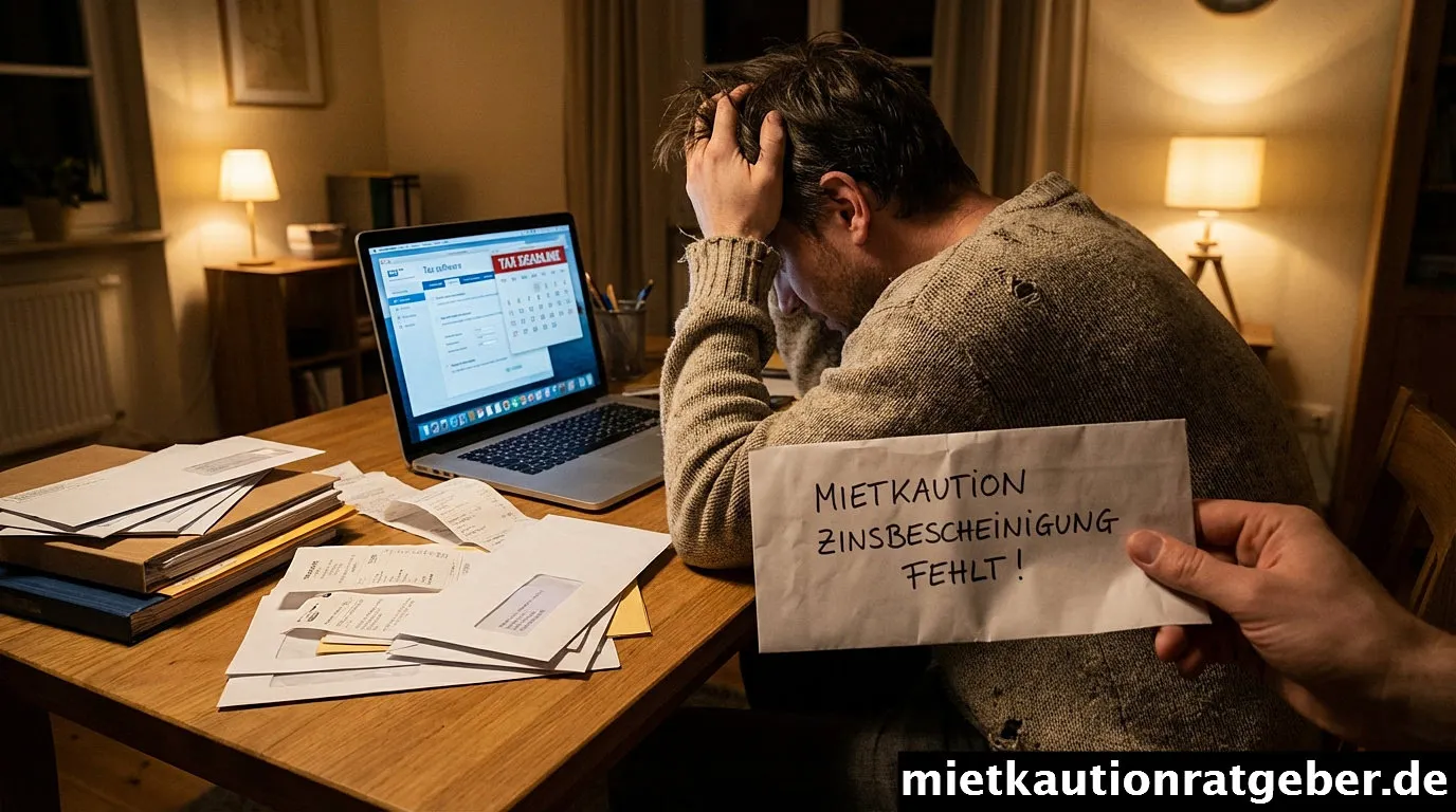 Offizielle Zinsbescheinigung für die Mietkaution vom Vermieter