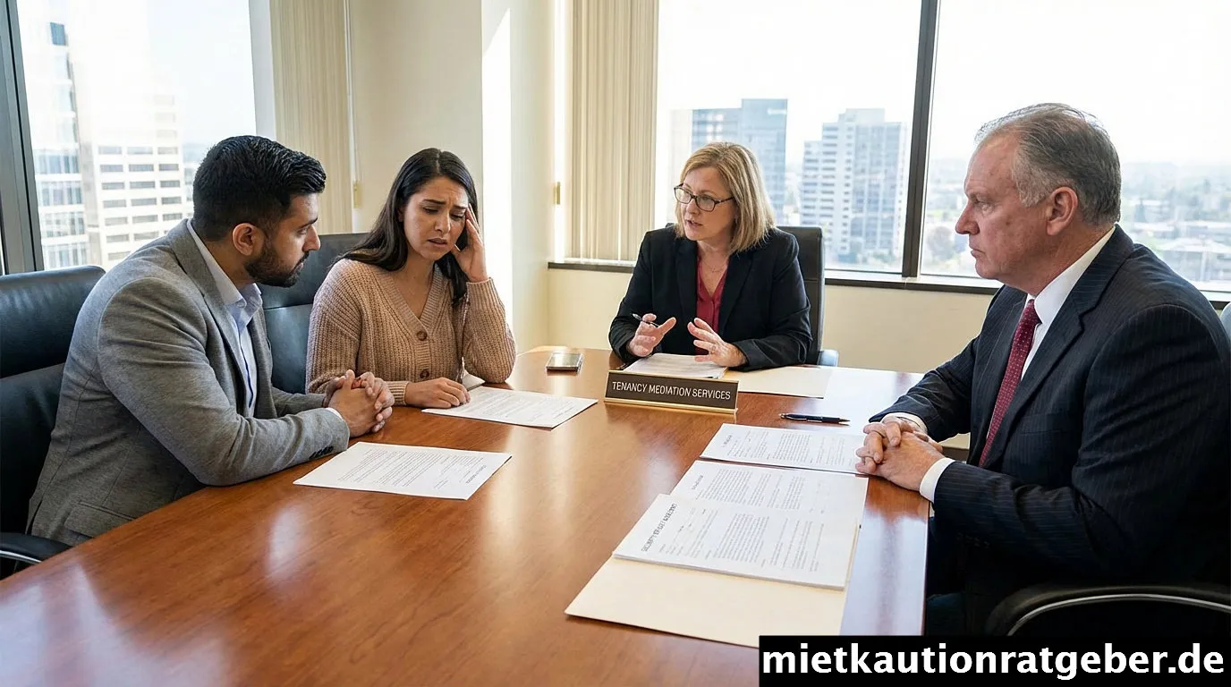 Mediation im Mietrecht zur Lösung eines Kautionsstreits zwischen Mieter und Vermieter ohne Gerichtsverfahren.